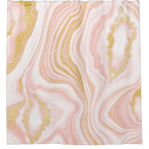 Pink marble and gold texture