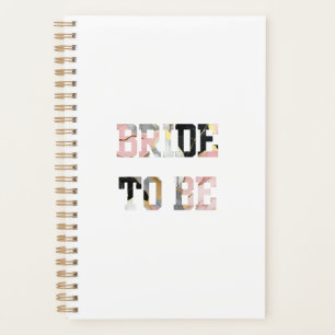 Pink Marble Bride to Be Planner