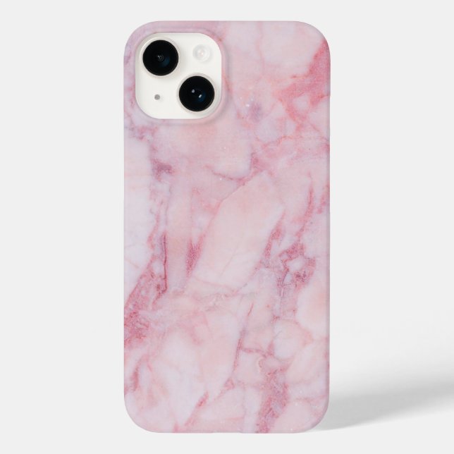 Pink Marble Case-Mate iPhone Case (Back)