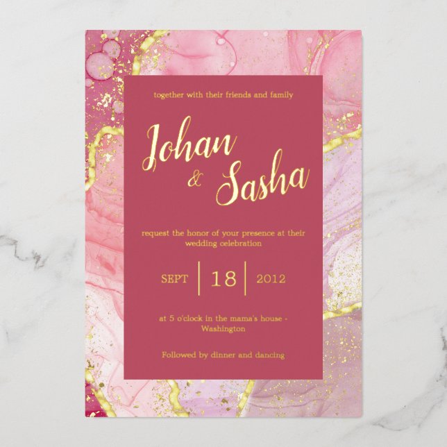 pink marble gold (Front)