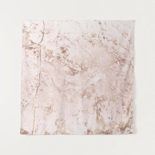 Pink marble: golden texture background. tapestry