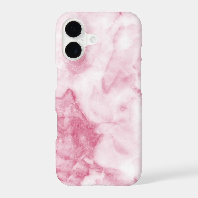 Pink Marble Iphone Case (Back)