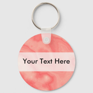Pink Marble Keychain