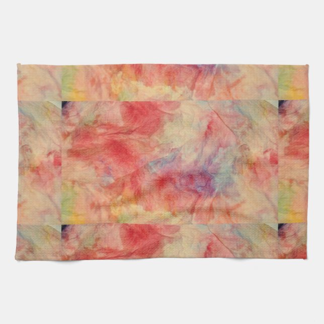 Pink Marble Kitchen Towel (Horizontal)