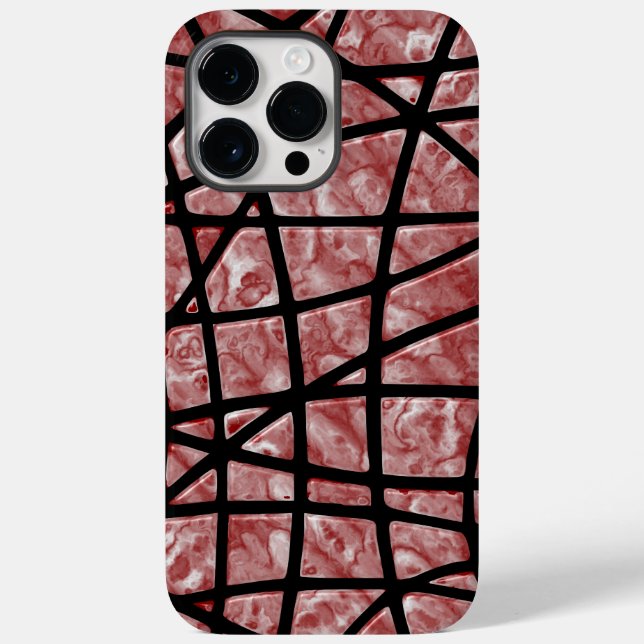Pink Marble Look Case-Mate iPhone Case (Back)