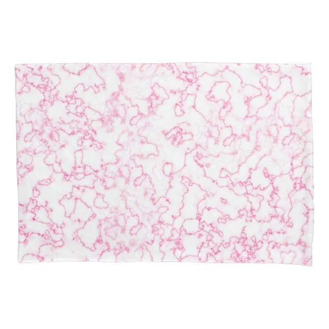 Pink marble pattern      pillowcase (Front)