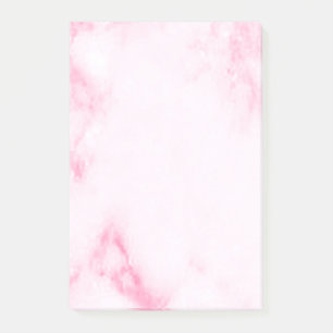 Pink  Marble Post-it Notes