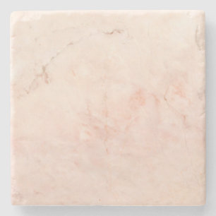 Pink Marble Stone Modern Elegant Stylish Coaster