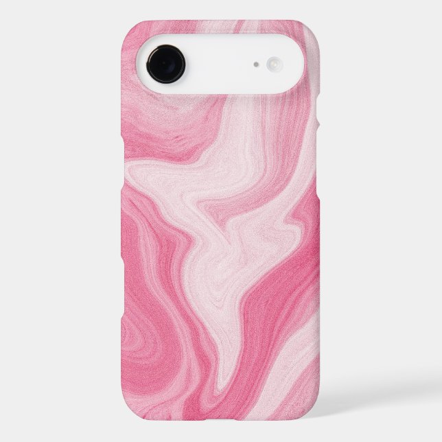 Pink Marble Swirl Pattern – Aesthetic Abstract  (Verso)