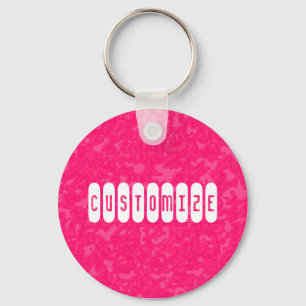 Pink Marble - Template Keychain