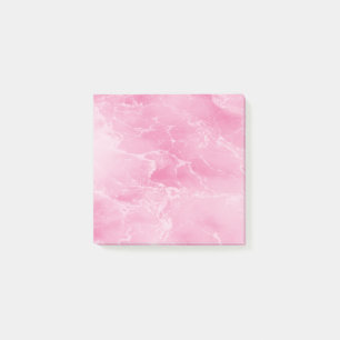 pink marble water post-it notes
