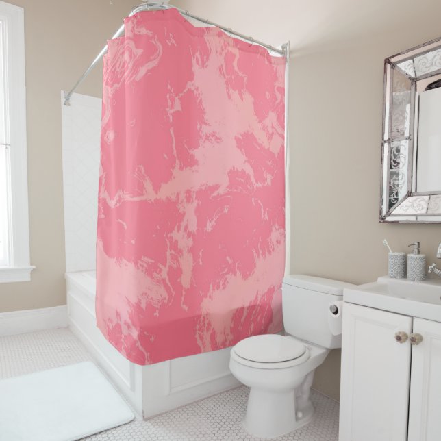 Pink Marbled Cloud abstract (In Situ)