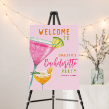 Pink Margarita Custom BachelorParty Bienvenue