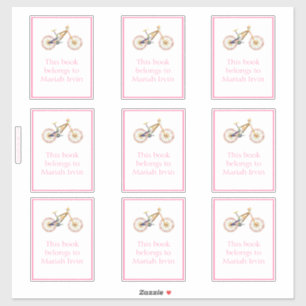 Pink Mariah Mountain Bike Bookplate