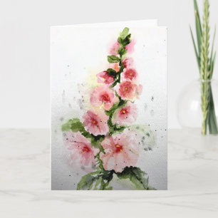 Pink Marshmallows - Blank inside greeting  Card