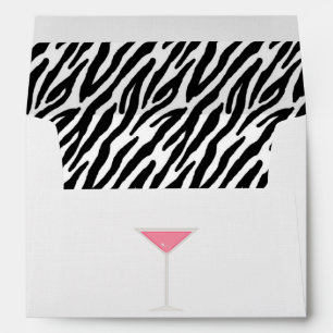 Pink Martini and Zebra Print Envelopes