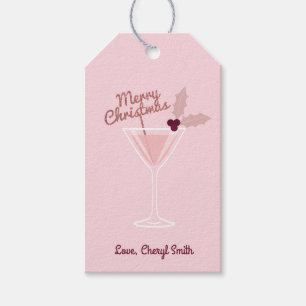Pink Martini Christmas Gift Tags