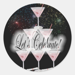 Pink Martini Let's Celebrate Sticker