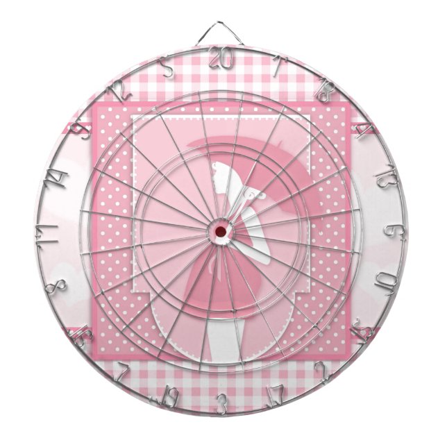 pink maternity dartboard (Front)