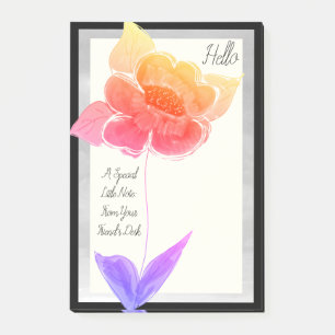 Pink Mauve and Purple Post-it Notes