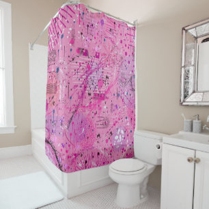 Pink Maximalist Abstract: Raspberry Sundae