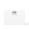 Pink Meadow Personalized Stationery Flat Card