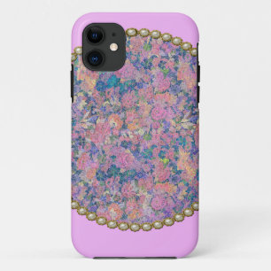 Pink medallion iPhone 11 case