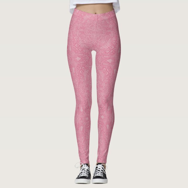 Pink Medallion Leggings (Devant)