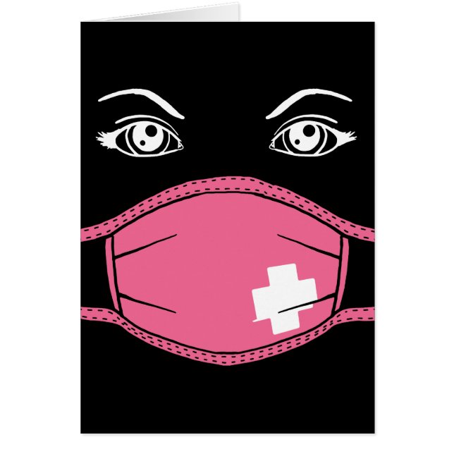 Pink Medical Mask Graphic (Front)
