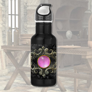 Pink Medieval Stone 532 Ml Water Bottle