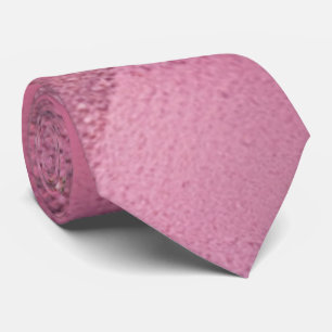 Pink Men's Glitter Sequin Neck Tie 