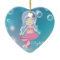 Pink Mermaid Personalized Christmas Ornament