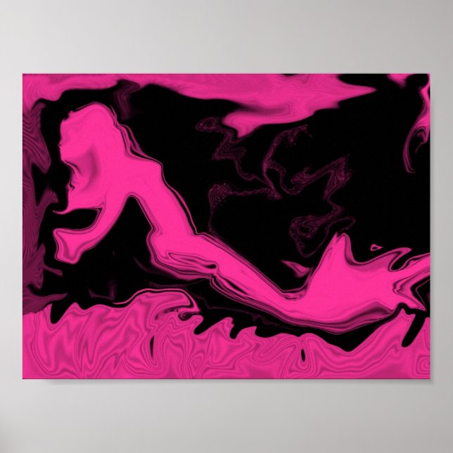 Pink Mermaid Poster (Front)