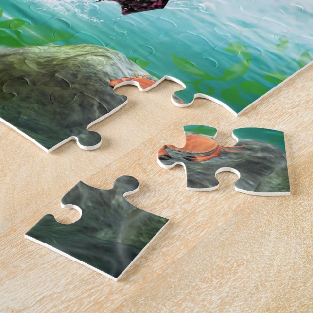 Pink Mermaid Puzzle (Side)