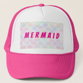 Pink Mermaid Trucker Hat