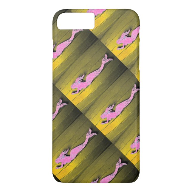 pink mermaids diving Case-Mate iPhone case (Back)