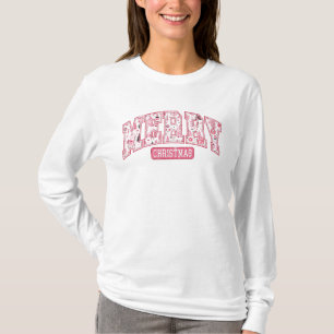 Pink Merry Christmas T-Shirt