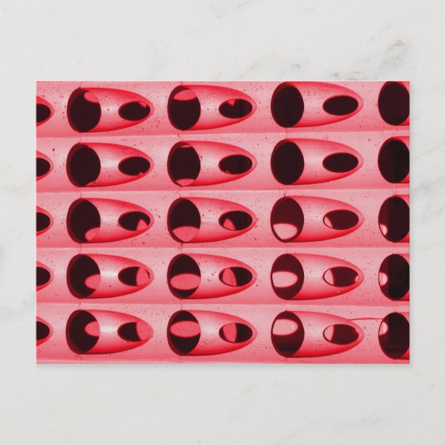 pink metal postcard (Front)