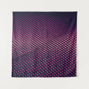 Pink metallic futuristic abstract background. tapestry