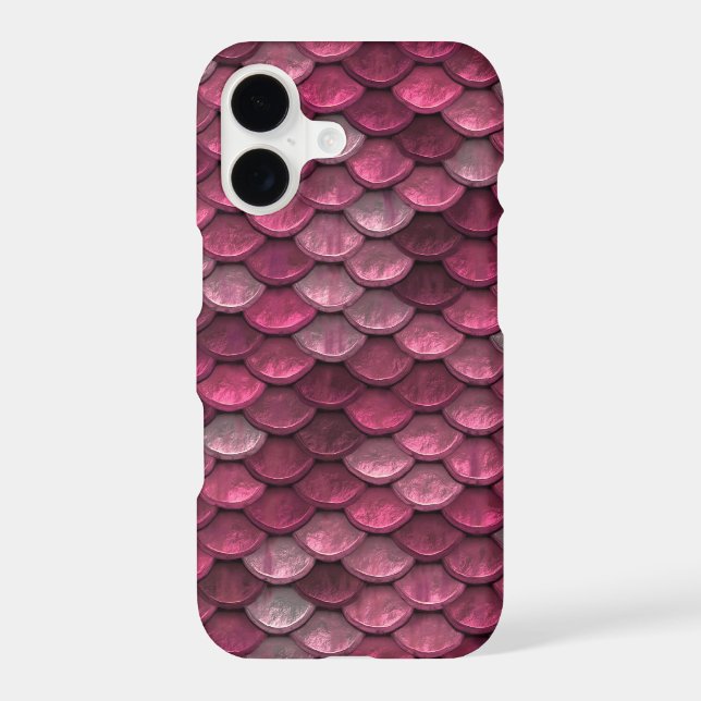 Pink Metallic Scales Texture (Back)