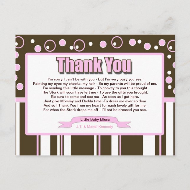 Pink Metro Postcard (Front)