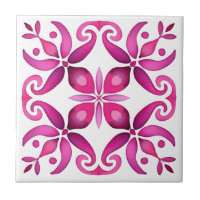 Pink Mexican talavera wedding favours printed