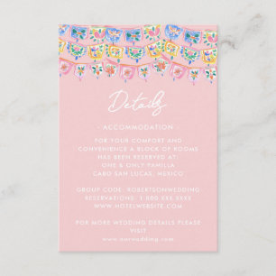 Pink Mexico Destination  Enclosure Card