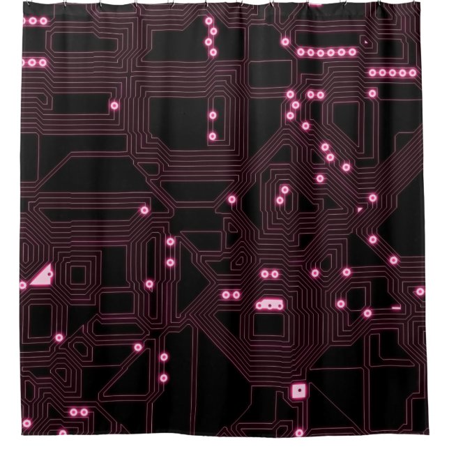 pink micro chip circuit backgroundbackground,3d,ab (Front)