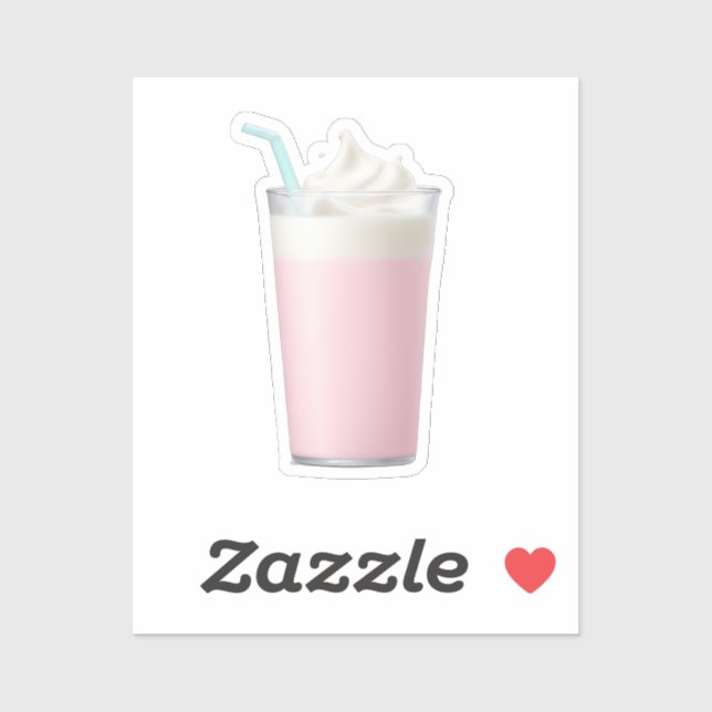 Pink Milkshake Emoji  (Sheet)