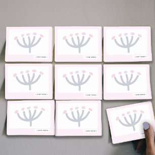 Pink Mimosa Florals Customize Stationery Post-it Notes
