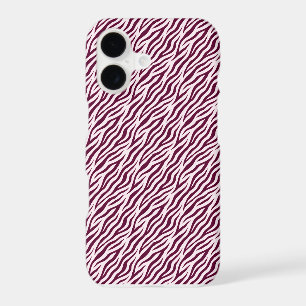 Pink Mini Zebra Stripe iPhone Case Chic Animal P