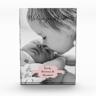 Pink Minimalist Mother's Day Photo Block