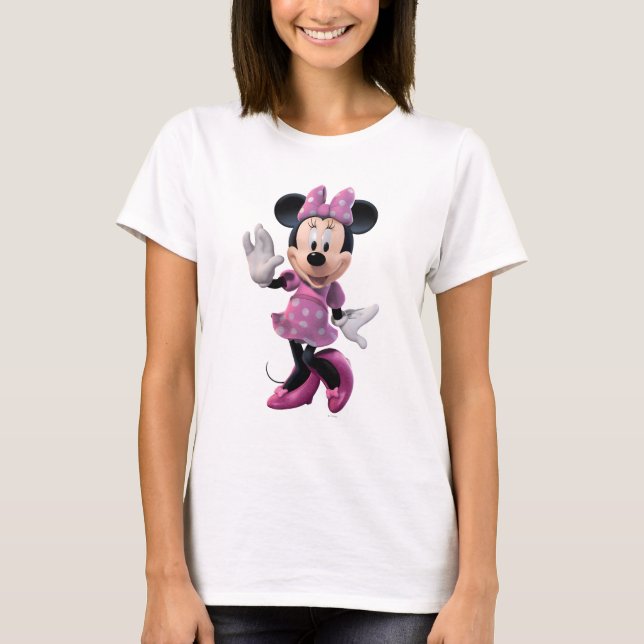 Pink Minnie | Cute Pose T-Shirt (Front)