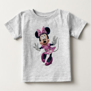 Pink Minnie Hands Out Baby T-Shirt
